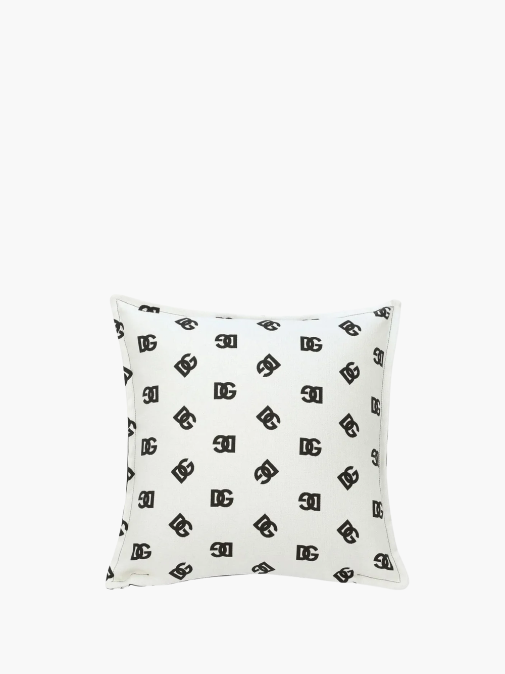 Dolce & Gabbana Canvas Cushion White