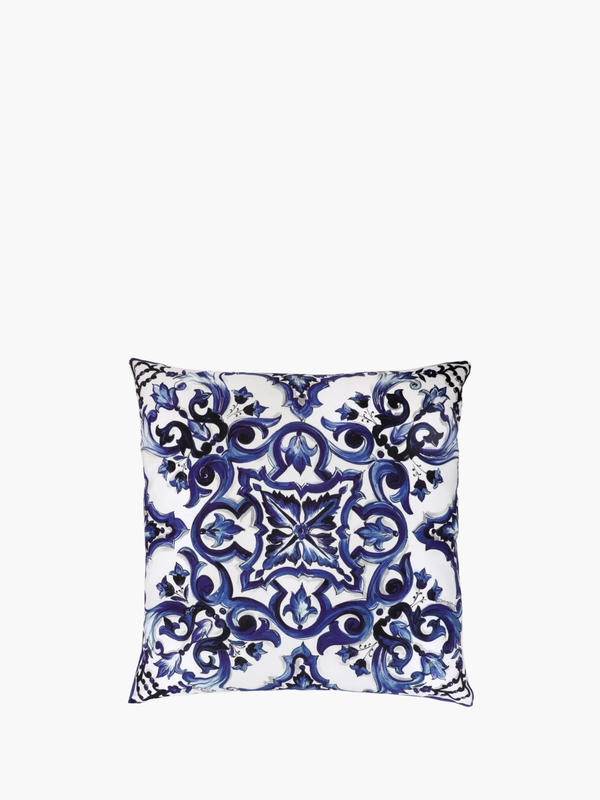 Dolce & Gabbana Canvas Cushion Medium Blue