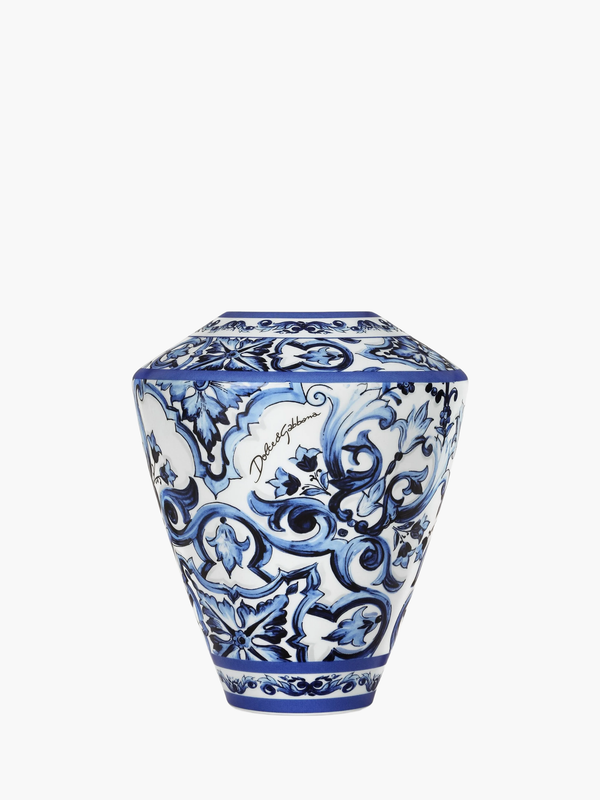 Dolce & Gabbana Small Amphora Vase Blue