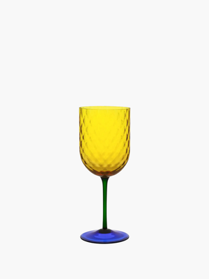 Dolce & Gabbana Wine Glass Yellow