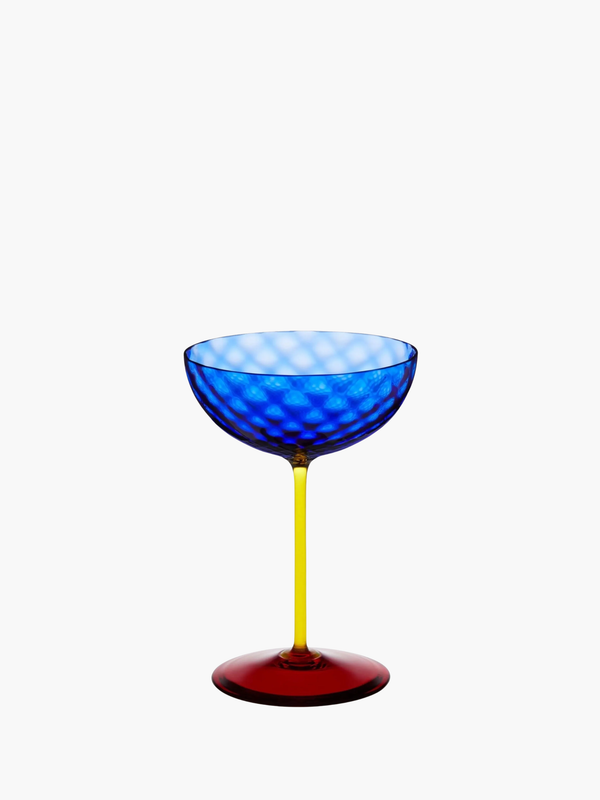 Dolce & Gabbana Champagne Glass Blue