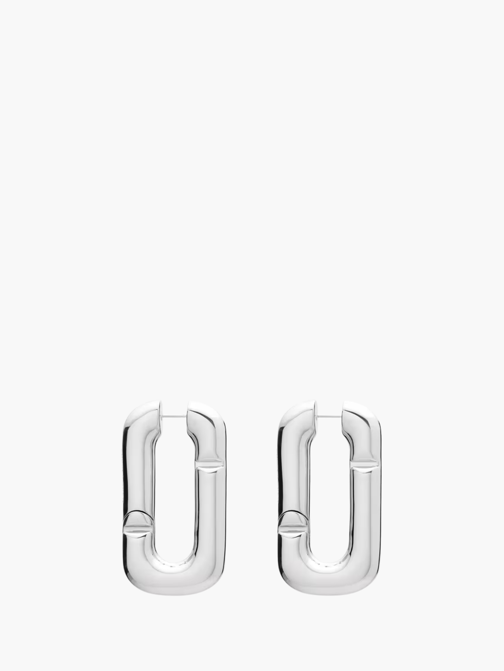Marc Jacobs Earrings Pop Hoop Silver