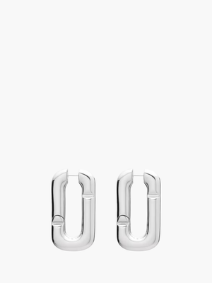 Marc Jacobs Earrings Pop Hoop Silver