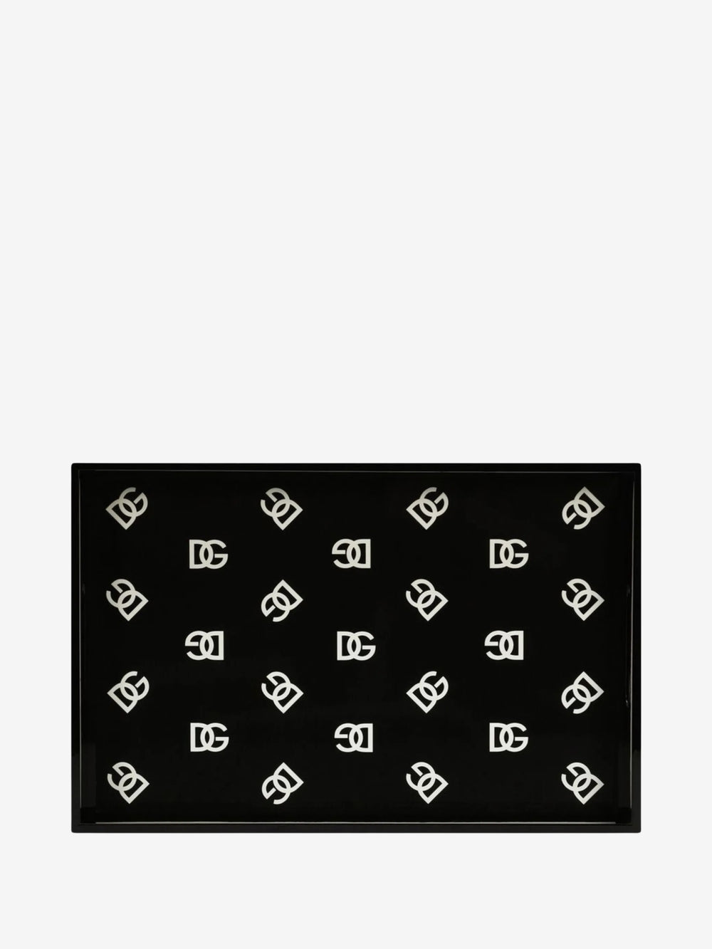 Dolce & Gabbana Tray With Logo Black