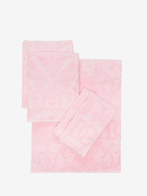 Dolce & Gabbana Towels Set Of 5 Pink