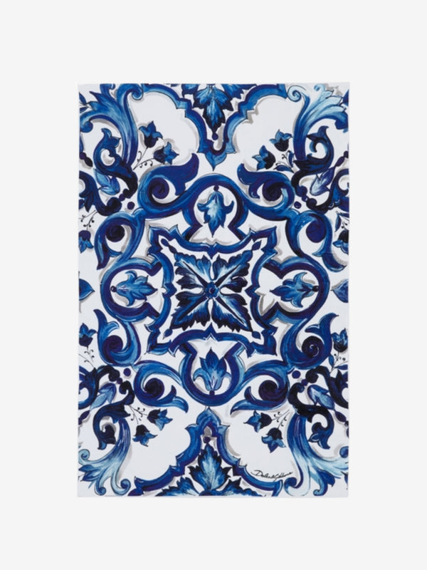 Dolce & Gabbana Bath Towel Blue
