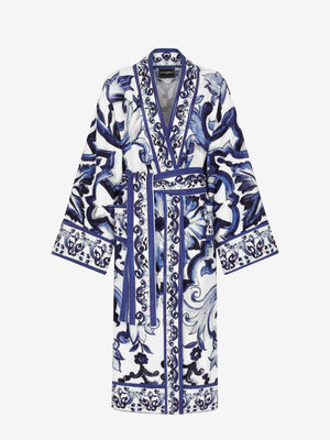 Dolce & Gabbana Bath Robe Blue