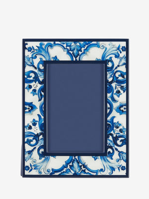 Dolce & Gabbana Wood Photo Frame Blue