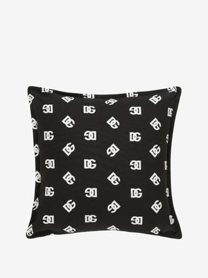 Dolce & Gabbana Canvas Cushion Small Black