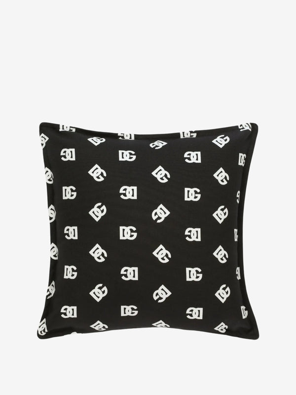 Dolce & Gabbana Canvas Cushion Small Black
