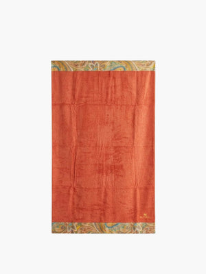 Etro Towels Giano Bath Towel 100X150 Orange
