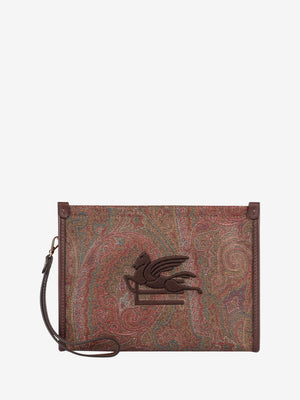 Etro Pouch  Slg L Arnica 30X20X5 Brown