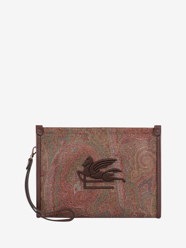Etro Pouch  Slg L Arnica 30X20X5 Brown
