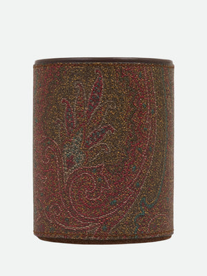 Etro Arnica Wastepaper Basket Diam Brown
