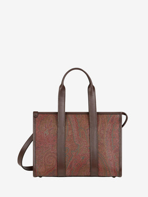 Etro Bag Top Handle Bauletto S Arnica 26X19X12,5 Brown