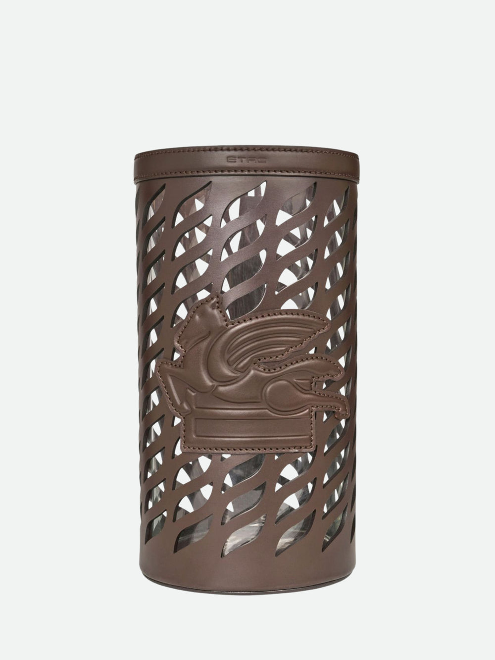 Etro Drill Vase Diam. 16 H. 30,5 Cm  Brown