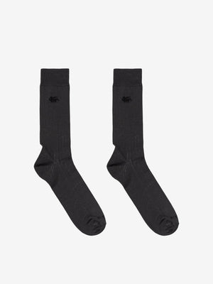 Etro Socks  Longuette Man Black