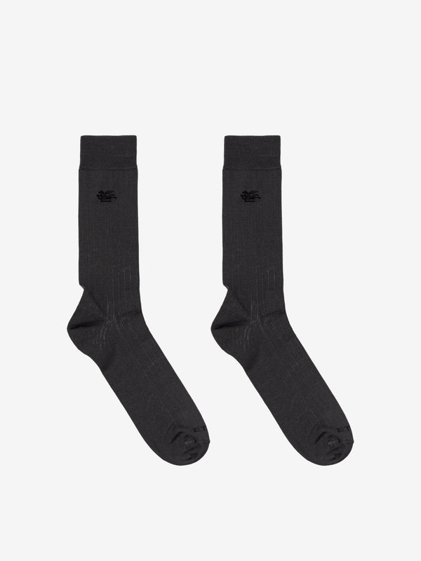 Etro Socks  Longuette Man Black