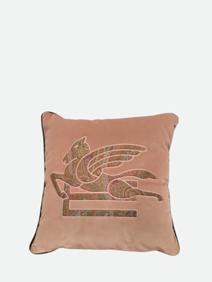 Etro Somerset Embroidered Cushion W/Cord 45X45  Dusty Pink