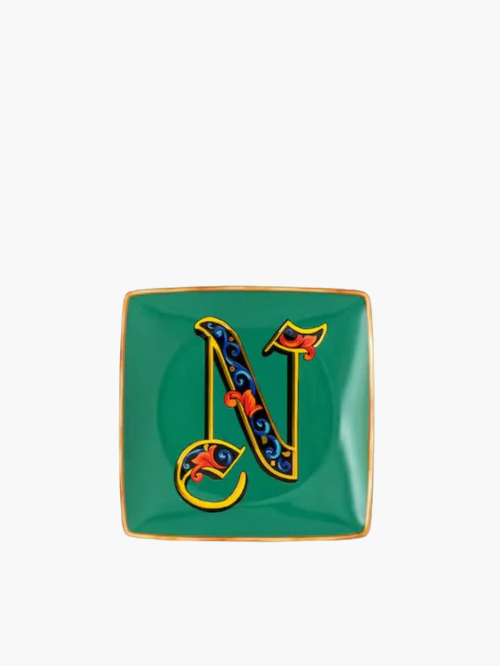 Versace  Holiday Alphabet N 1 Bowl 12 Cm Sq. Flat