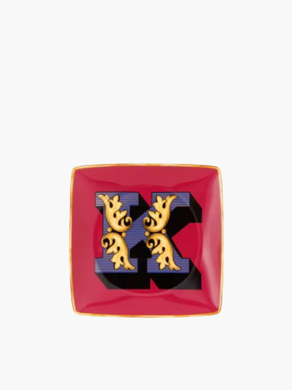 Versace  Holiday Alphabet K 1 Bowl 12 Cm Sq. Flat