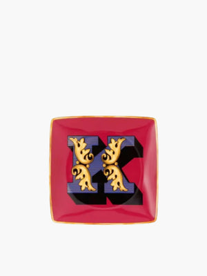 Versace  Holiday Alphabet K 1 Bowl 12 Cm Sq. Flat