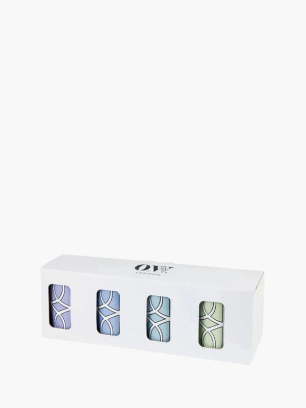 O.W.London Set Of 4 Mugs Boxed Ombre 2 Design