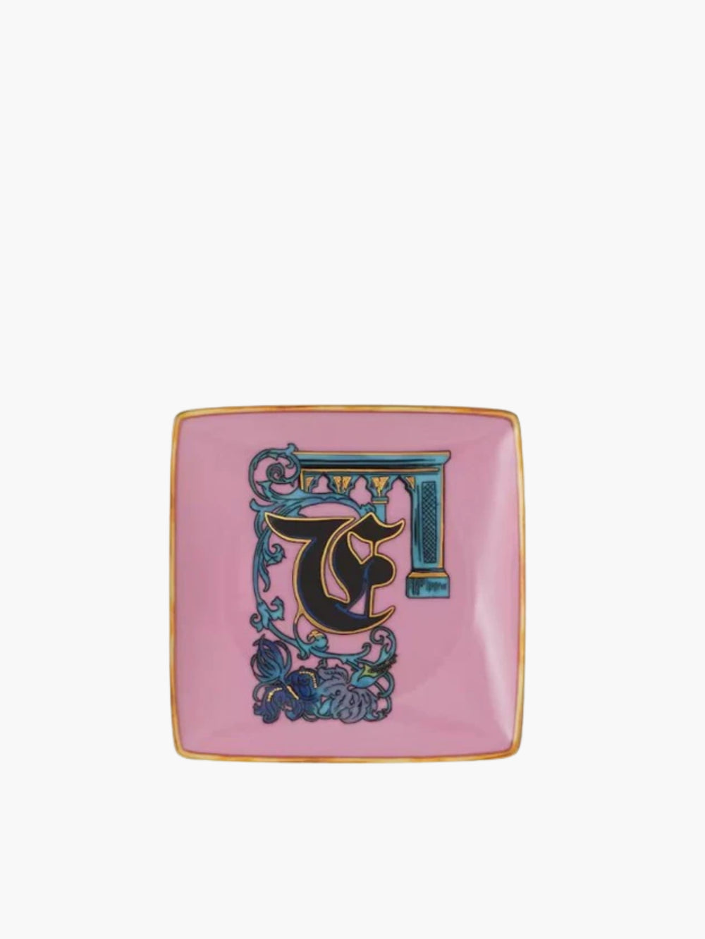 Versace  Holiday Alphabet F Bowl 12 Cm Sq. Flat