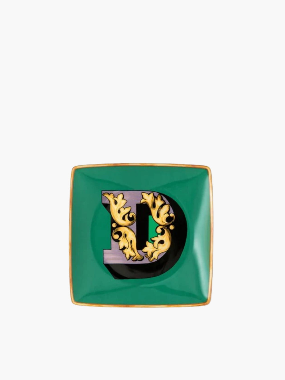 Versace  Holiday Alphabet D Bowl 12 Cm Sq. Flat