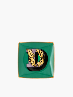 Versace  Holiday Alphabet D Bowl 12 Cm Sq. Flat