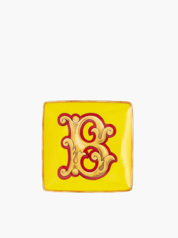 Versace  Holiday Alphabet B Bowl 12 Cm Sq. Flat