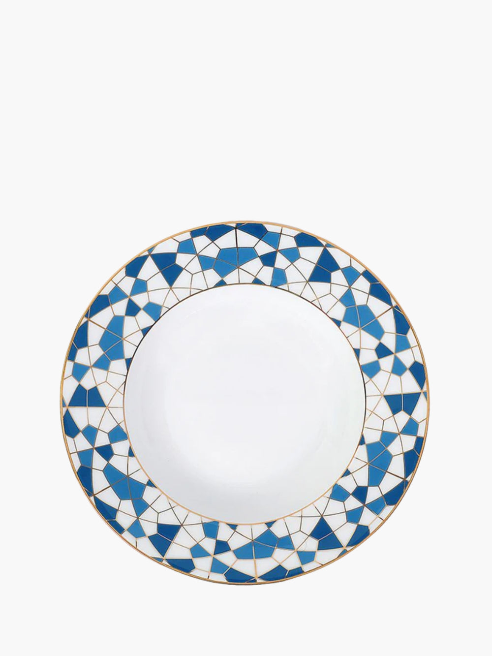 Zarina Soup Plate 23.5Cm Geo Blue S6