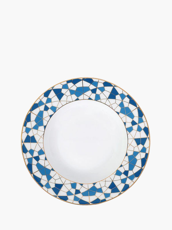Zarina Soup Plate 23.5Cm Geo Blue S6