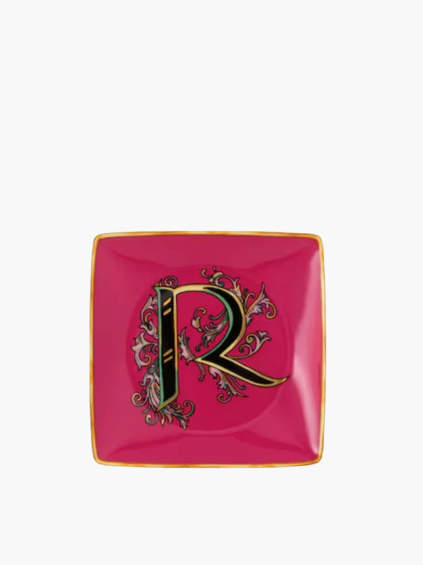 Versace  Holiday Alphabet R Bowl 12 Cm Sq. Flat