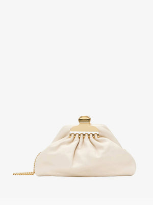 Marc Jacobs The Small Claw Clip Clutch Ivory