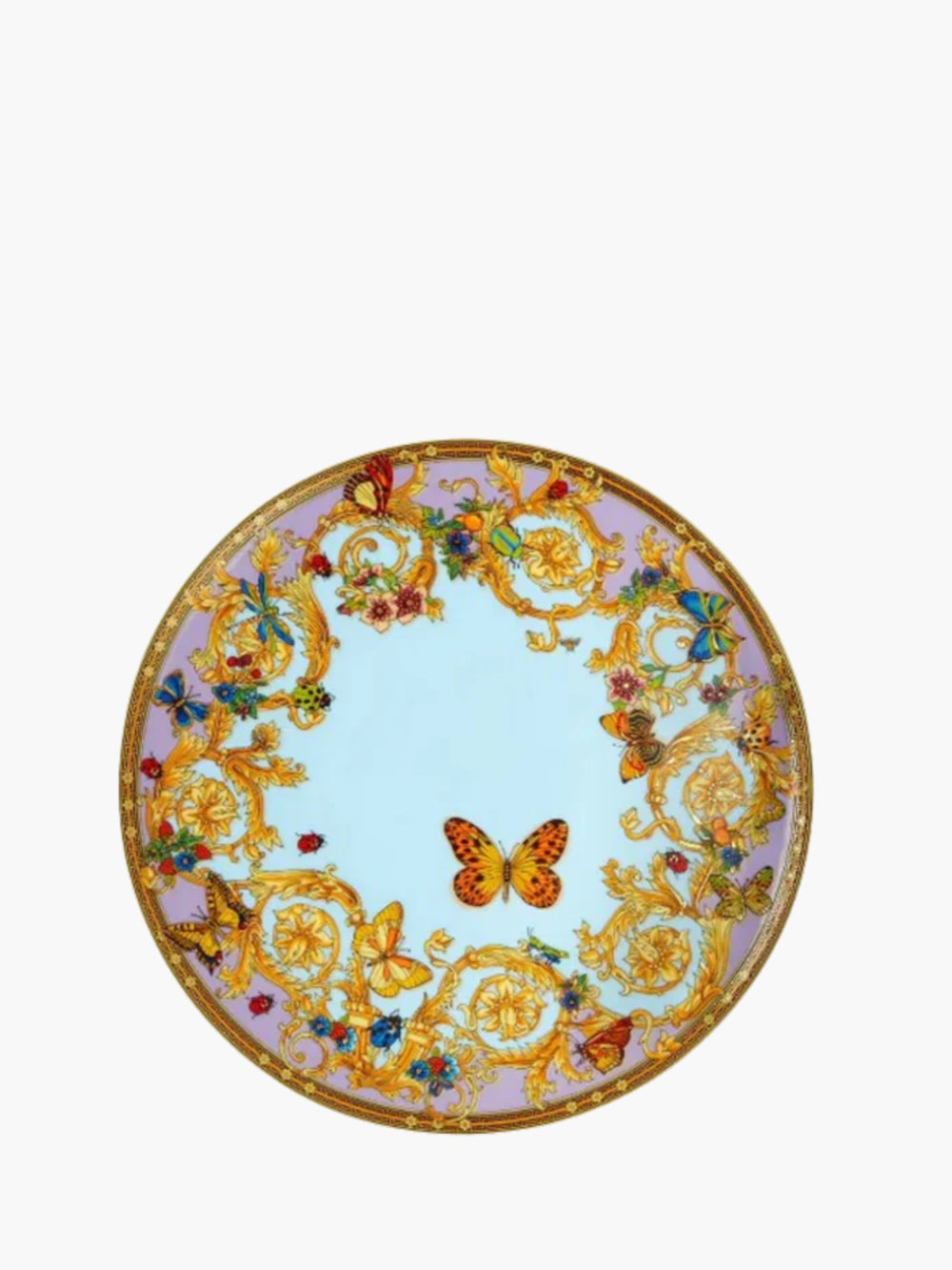 Versace  Signature Service Plate 33 Cm Black
