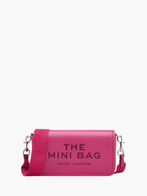 Marc Jacobs Bag Leather Mini Crossbody Raspberry