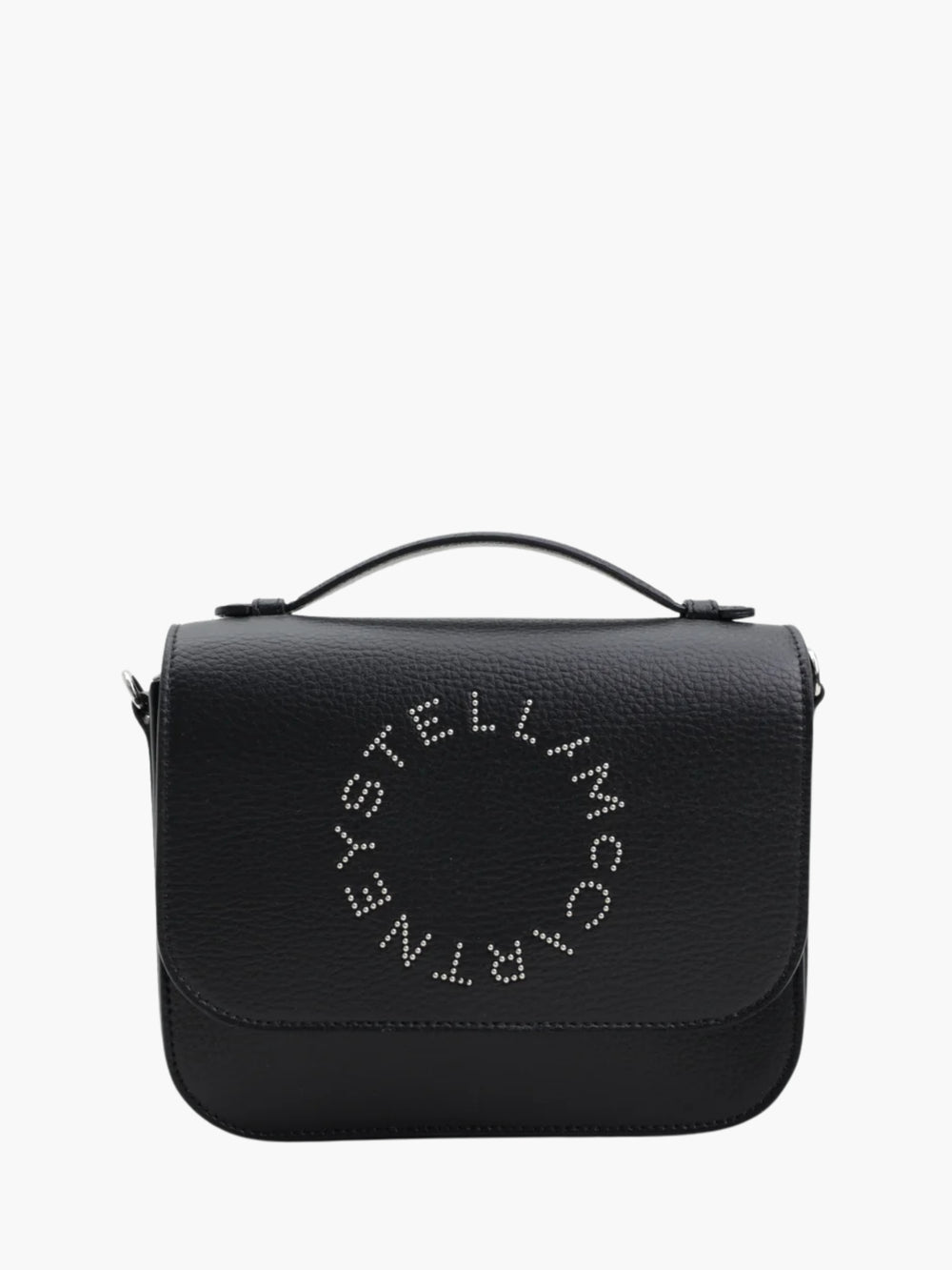 Stella Mccartney Bag Logo Flap  Eco Embossed  Black