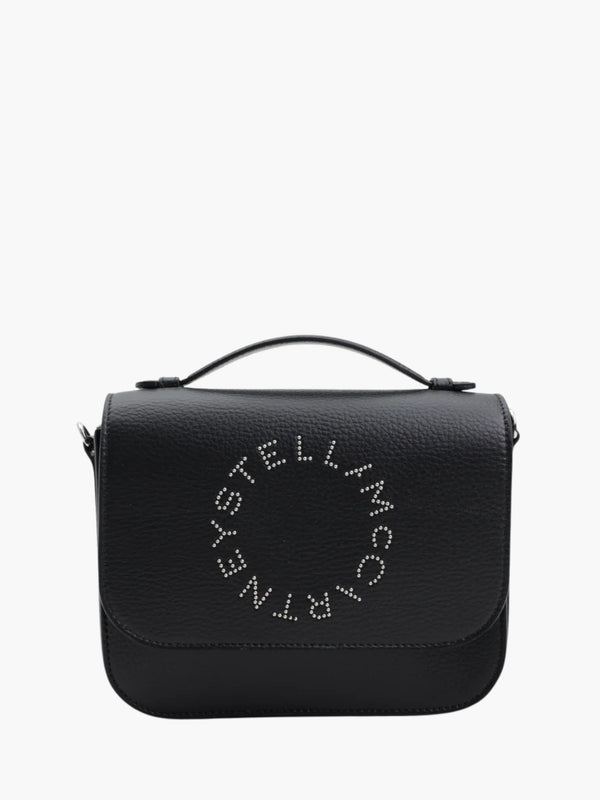 Stella Mccartney Bag Logo Flap  Eco Embossed  Black