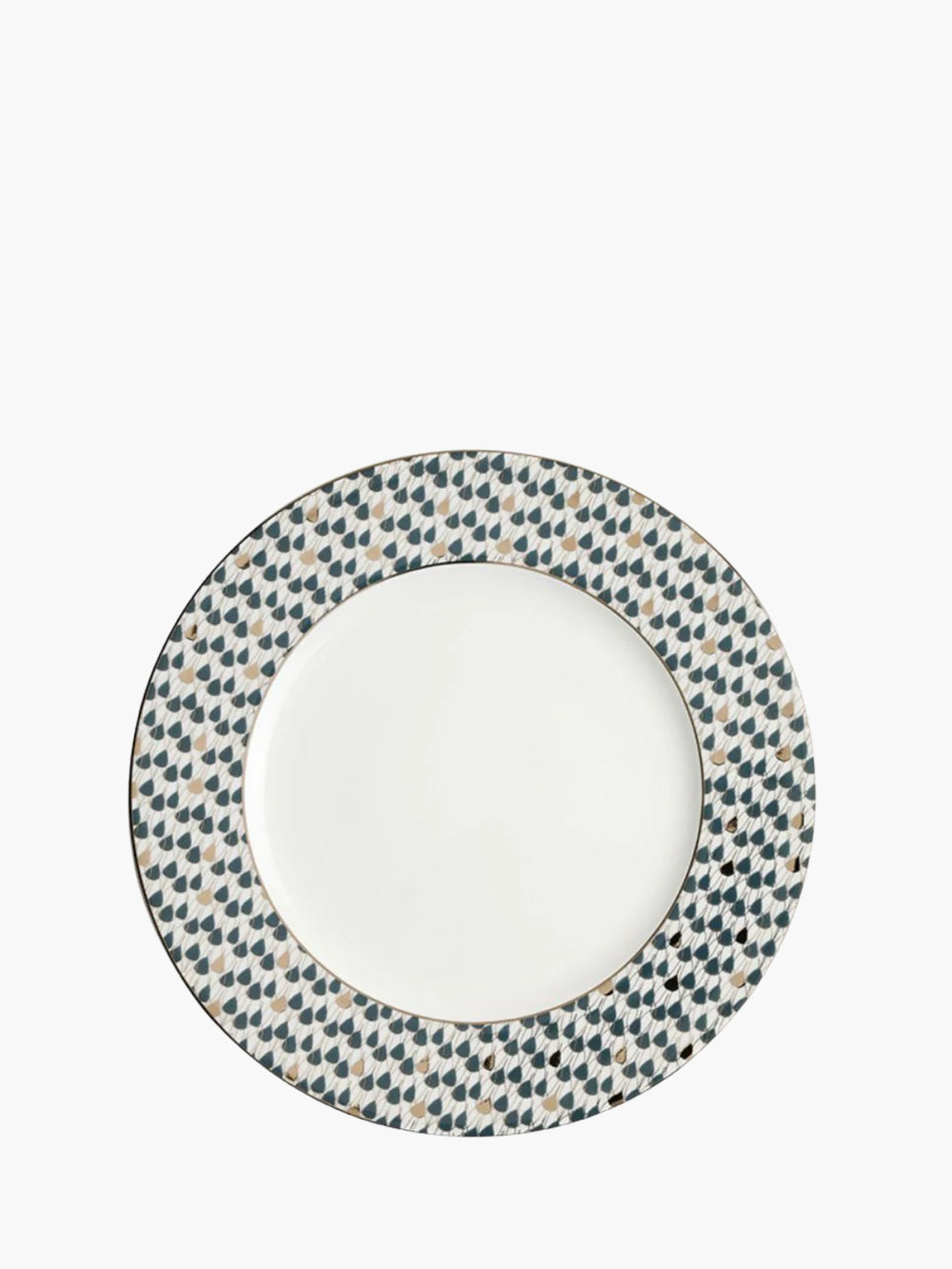Zarina Plate Dessert 21Cm Swirl Grey S6