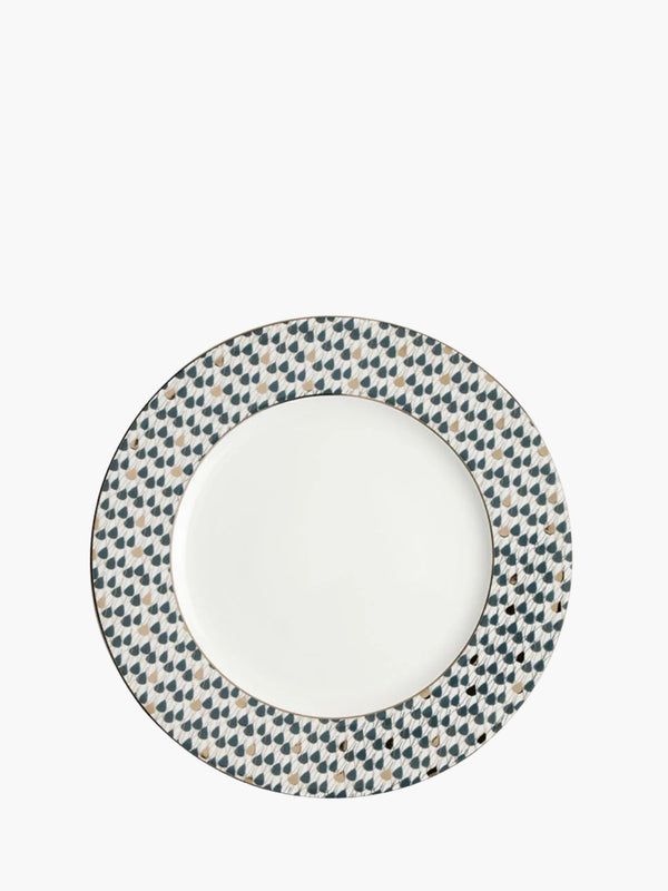 Zarina Plate Dessert 21Cm Swirl Grey S6