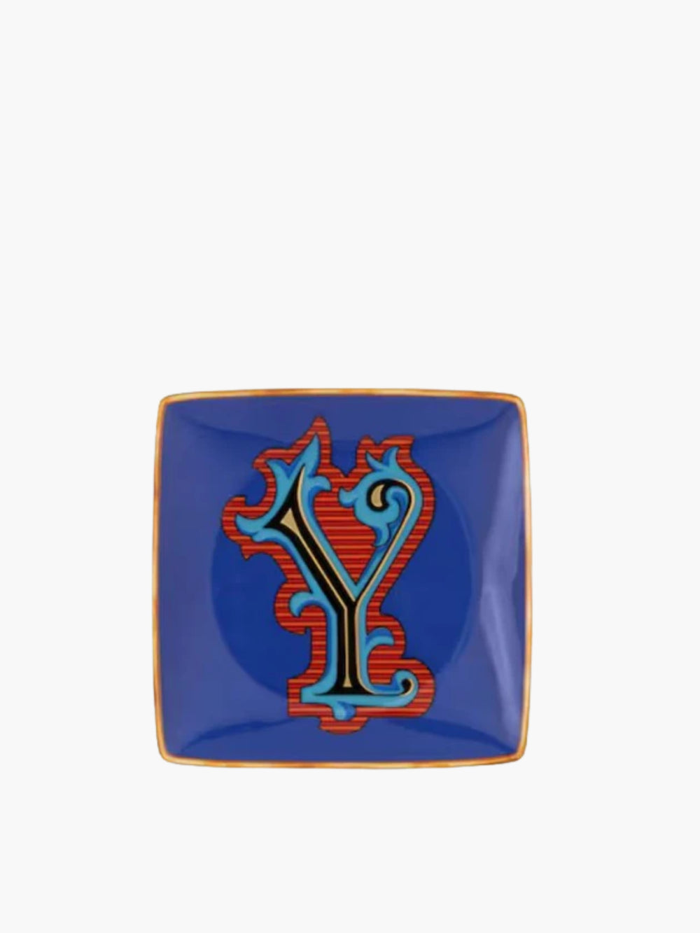 Versace  Holiday Alphabet Y Bowl 12 Cm Sq. Flat