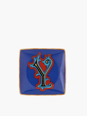 Versace  Holiday Alphabet Y Bowl 12 Cm Sq. Flat