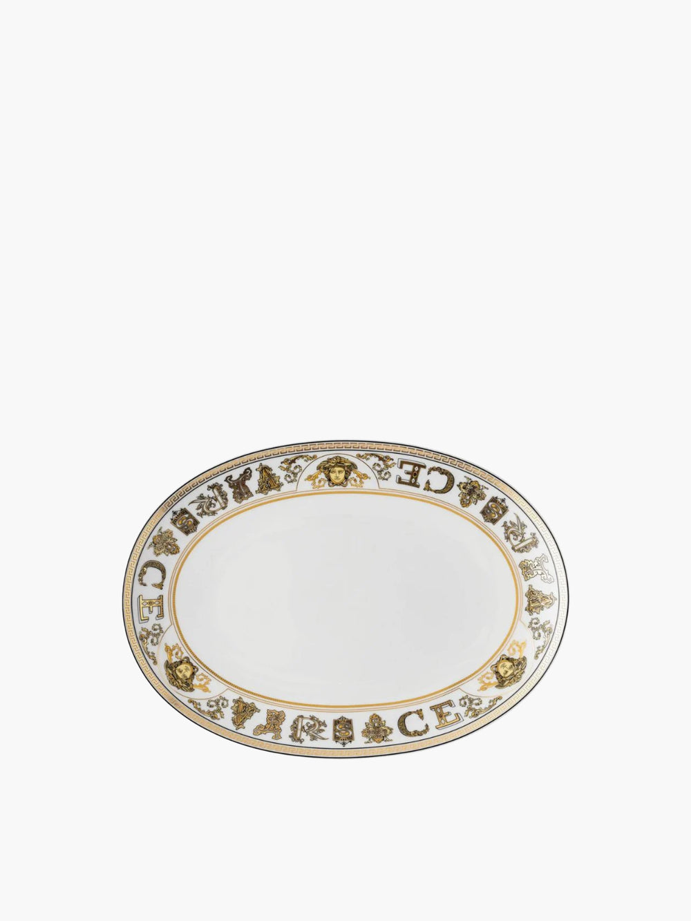 Versace  Virtus Gala Platter 33 Cm White