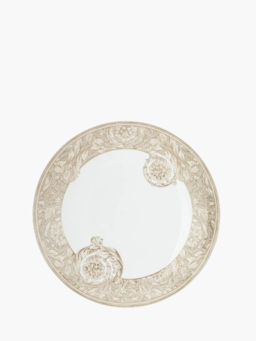 Versace  Barocco  Plate 28 Cm Beige