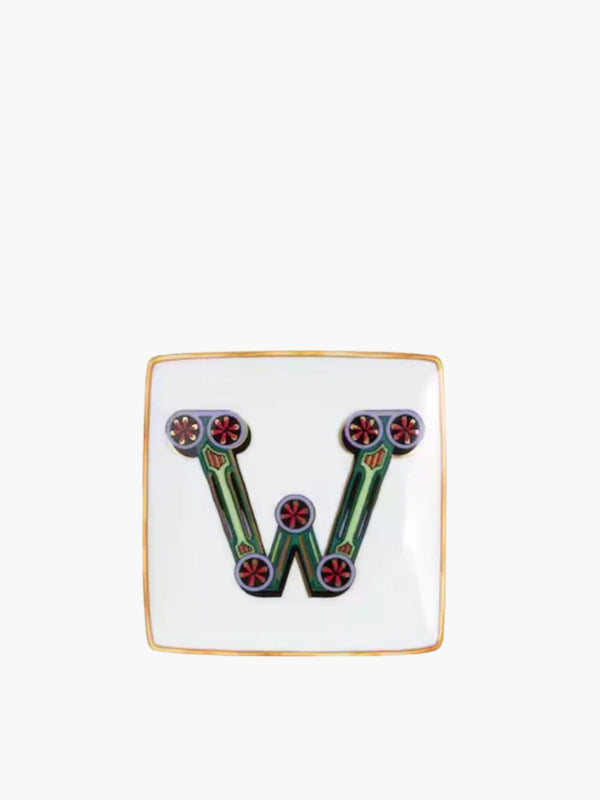 Versace  Holiday Alphabet W 1 Bowl 12 Cm Sq. Flat