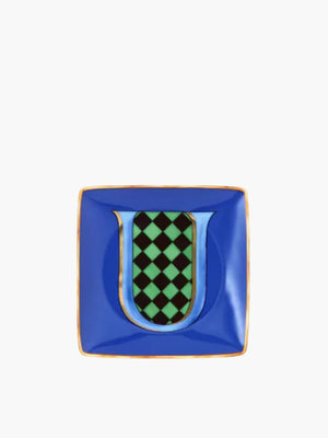 Versace  Holiday Alphabet U 1 Bowl 12 Cm Sq. Flat