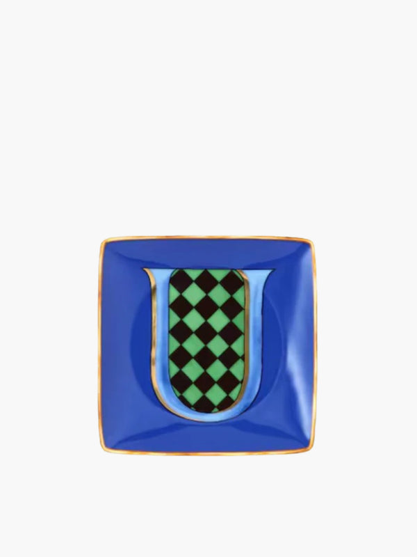 Versace  Holiday Alphabet U 1 Bowl 12 Cm Sq. Flat