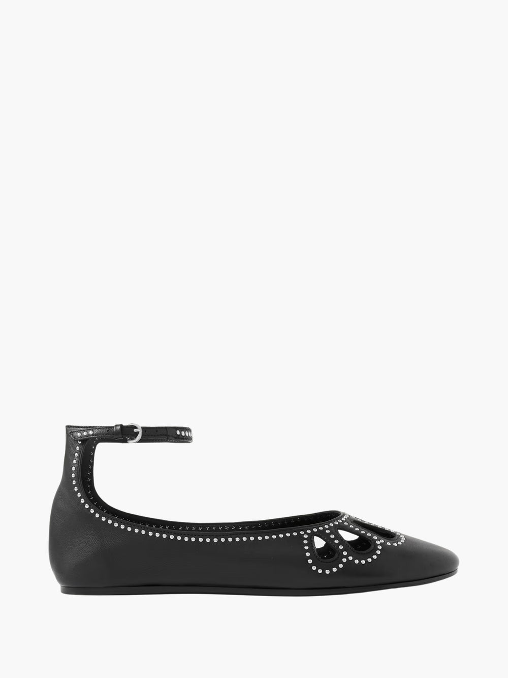 Isabel Marant IMF1 Bloris Ballerinas Black/Silver
