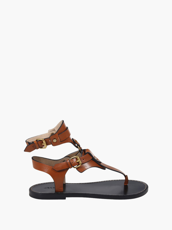 Isabel Marant IMSL1 Eveena Sandals Cognac